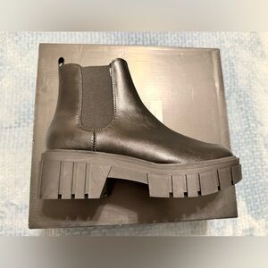 SM New York Black Chunky Phyllis Boots New 6.5 women